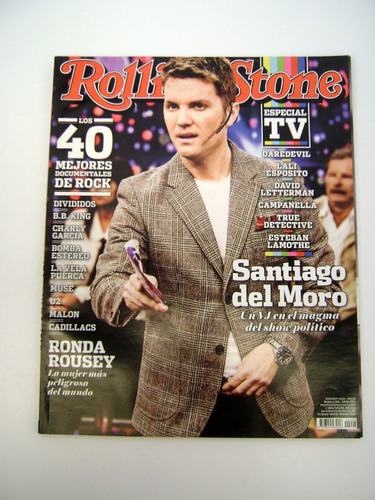 Rolling Stone 208 Santiago Del Moro Bb King Rousey Boedo