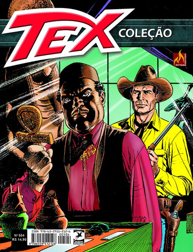 Tex Coleção Nº 504: O retorno de El Morisco, de Boselli, Mauro. Série Tex Coleção (504), vol. 504. Editora Edições Mythos Eireli,Sergio Bonelli Editore, capa mole em português, 2021