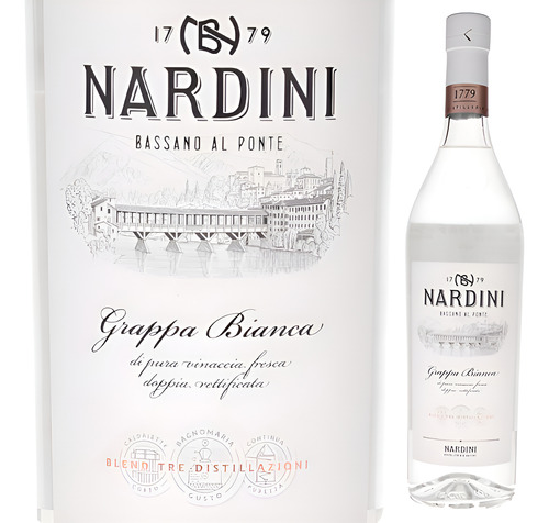 Grappa Nardini Bianca Italiana 700ml Tridestilado Blend 50