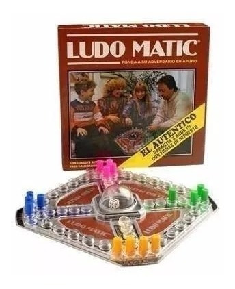 Ludo Matic El Autentico Con Cubilete Automatico Original