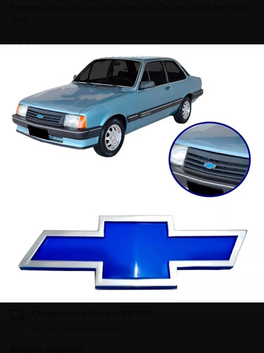 Insignia Chevrolet Chevette  83/ Hasta /92