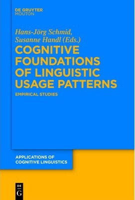 Libro Cognitive Foundations Of Linguistic Usage Patterns ...