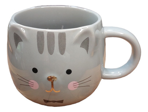 Taza Gato Mug De Cerámica Gatito Kawaii 350 Ml