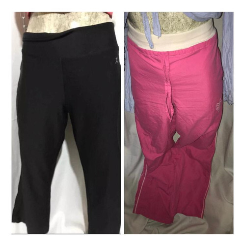 Duo Licra Deportiva Capri Danskin M + Pants Pirma Detalle (Usado)