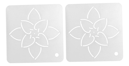 2x Plantilla Para Acolchar De Plástico Plantilla Para