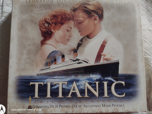 Titanic Caja Edicion Especial De Coleccion Vhs