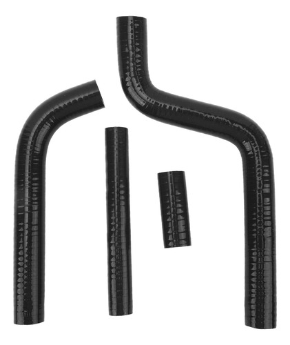 Tubo De Radiador De Silicone Preto Preto Para Motocicleta, M