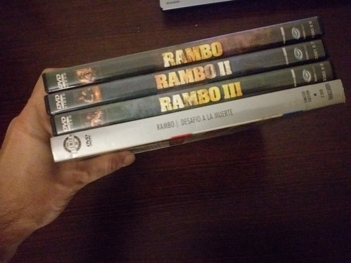 Coleccion Peliculas Rambo 2, 3, 4. Original. 1 Se Vendio (Usado)