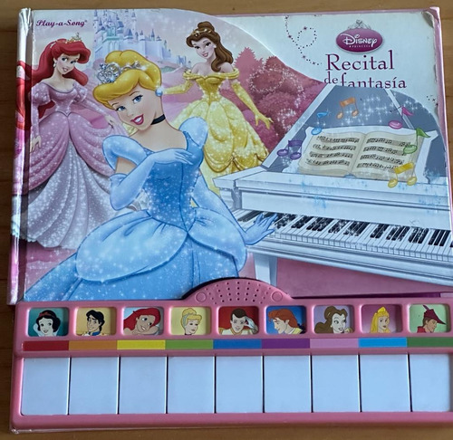 Libro Princesas Disney Piano Manual Y Automático 