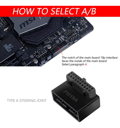 3 Cabezales Internos Ph19b Usb 3.0, Conector Usb 3.0 19/20p