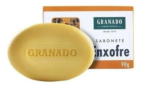 Imagem 1 de 3 de Sabonete Enxofre Granado 90g Kit 3 Unidades