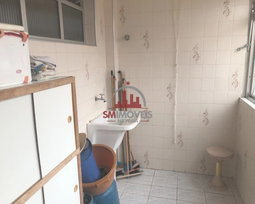 Imagem 13 de 17 de Apartamento De 2 Dormitórios, 1 Suíte, Vista Para O Mar No Boqueirão Em Praia Grande. - Ap03080 - 70654017