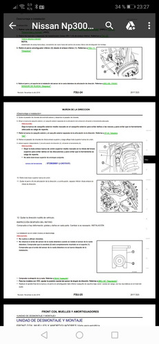 Manual Taller Nissan Frontier Np300 Español 2014-2019