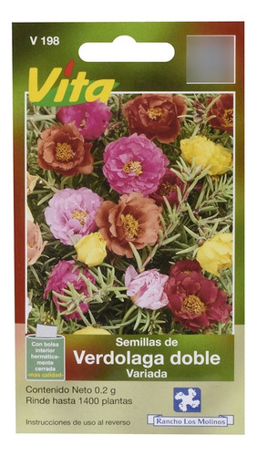 Semillas De Verdolaga Doble 0.2 Gr