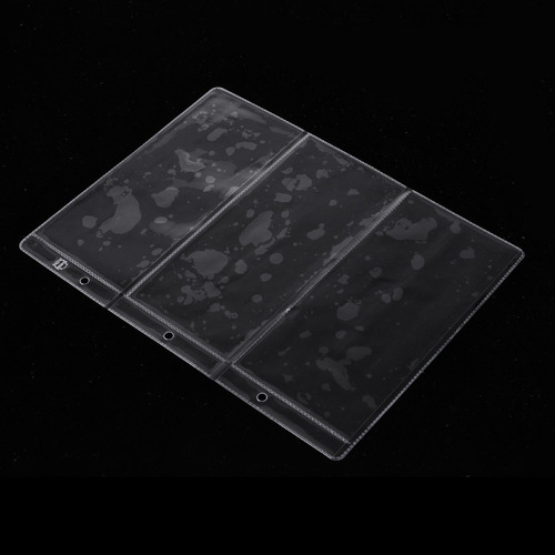 10 Pieces-30 Pockets Currency Pages, Pocket Size 8x18cm /