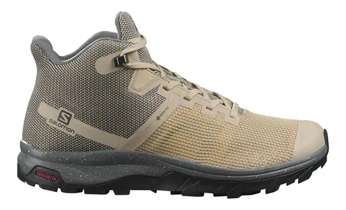 Botas Salomon Mujer Outline Prism Mid Gtx Beige L41305000