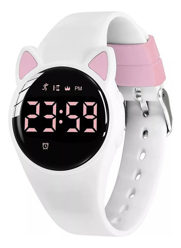 2023 Reloj Digital Deportivo Impermeable Para Niños Kawaii