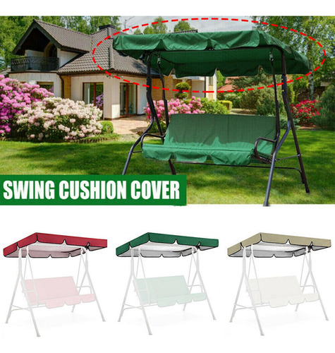 Kit De Cubierta De Toldo Para Columpio De Verde 164x114x15cm