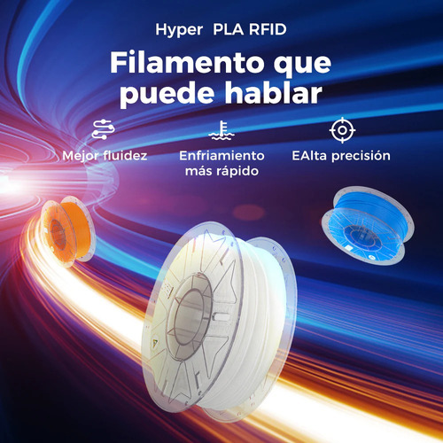 Filamento Creality Hyper Pla Rfid 1.75mm 1kg + Envío