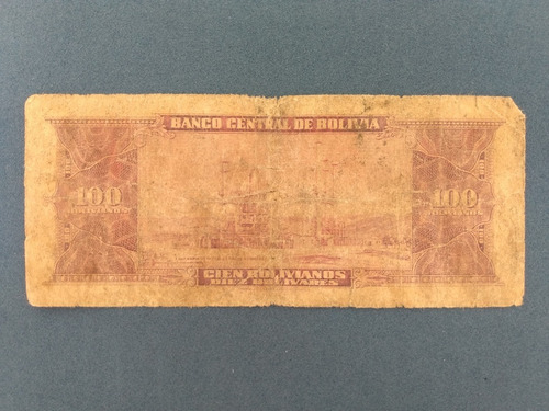 Cédulas Antigas Da Bolivia Bolivianos 1945 (Usado)