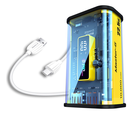 Kit Batería Externa 10000 Mah Carga Rápida + Cable Usb-c