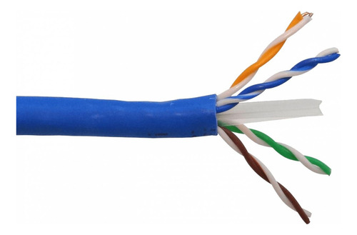 Cable De Red Cat6 Utp Azul Lszh 305m Clickbox