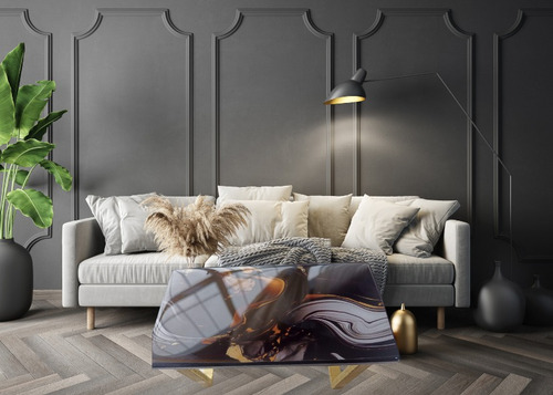 Mesa De Centro Para Sala Negro
