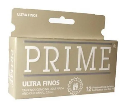 Preservativos Prime X 12 Un. + 3 Un. Ultrafino Liso