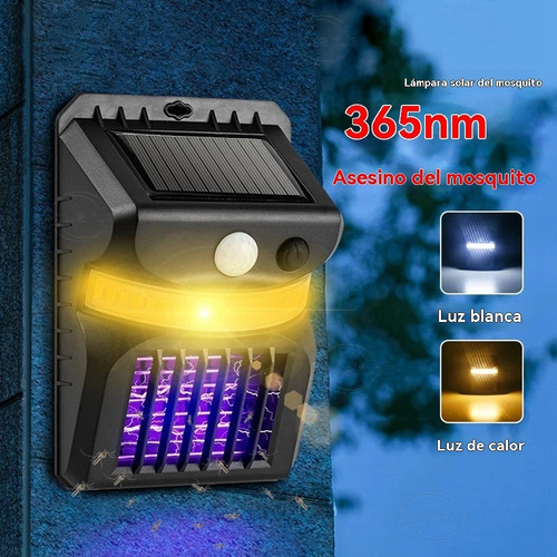 Lámpara Solar Antimosquito Con Sensor,mat Mosquitos Y Insect