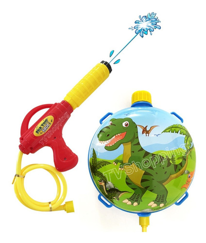 Lanzador De Agua Con Tanque Mochila Para Niños Dinosaurio