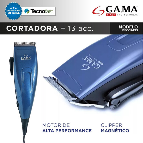 Imagen 2 de 8 de Cortadora Gama 562 13 Piezas Maquina Corta Pelo Patilla Gtia