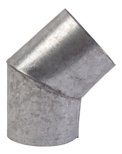 Codo 45° Diametro 12,5 Cm Desagüe Zingueria Chapa Galvaniz