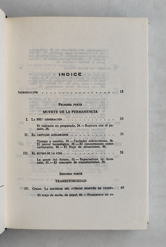 Libro El Shock Del Futuro | Alvin Toffler (Usado)