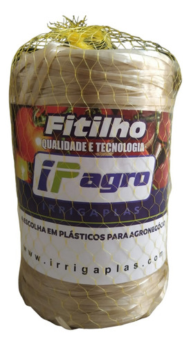 Fio Condutor Fitilho Ouro Uv Amarração 1300mt - Irrigaplas