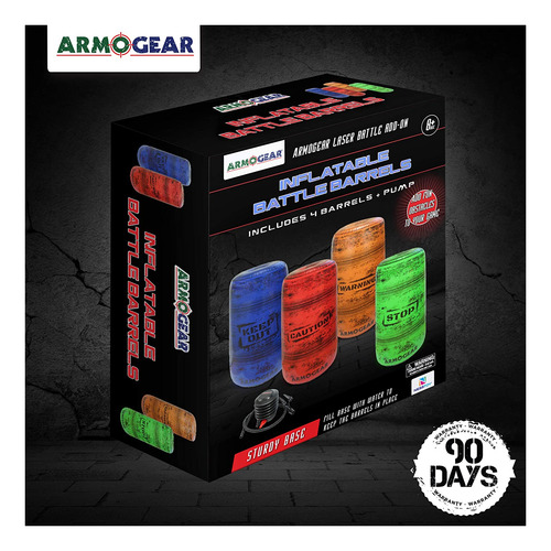 Armogear Barriles Inflables Para Etiquetas Láser, Pistolas D