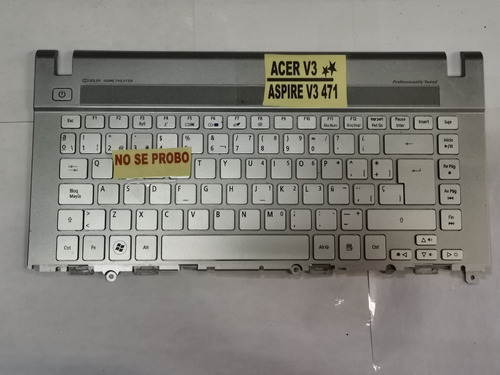 Acer Aspire V3 471 Carcasa  Tapa  Media  / Tclado No Se Prob