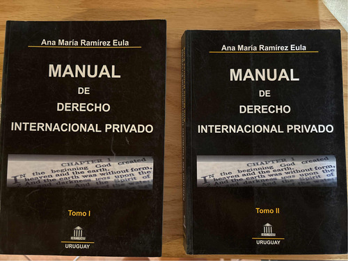 Derecho Internacional Privado Tomos 1 Y 2 Manual