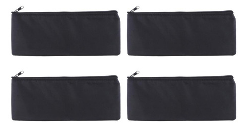 4x Mic Protective Bag Soft Storage Pouch Black 31x11cm