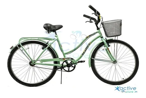 Bicicleta Rodado 26 Paseo Mujer Full Canasto