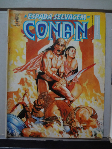 Gibi Hqs A Espada Selvagem De Conan Nº 69 1990