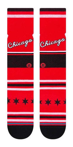 Imagem 2 de 3 de Meia Cano Longo Stance Modelo Chicago Bulls Nba 2022