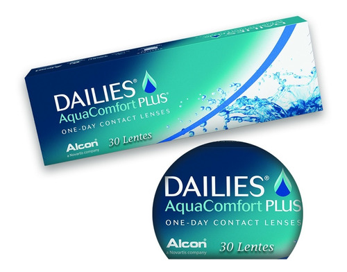 Lentes De Contato Dailies Aqua Comfort Com 30 Lentes