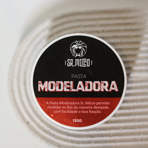 Sr. Micco Pomada Modeladora 130g Fixação E Estilo Duradouros