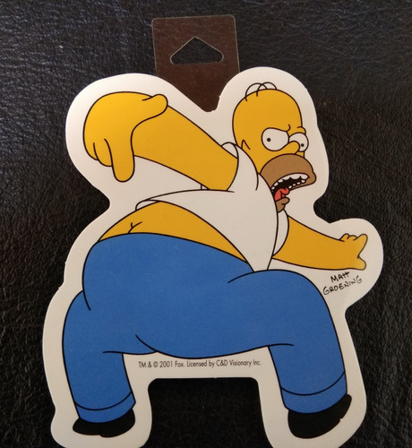 Sticker 2001 Homer My Ass Simpsons Homero Simpson