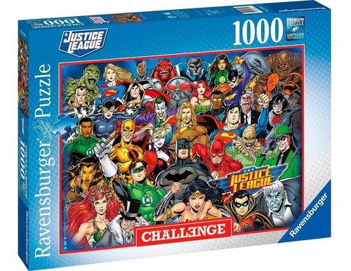 Rompecabezas Ravensburger Challenge - DC Comics 1000 Piezas