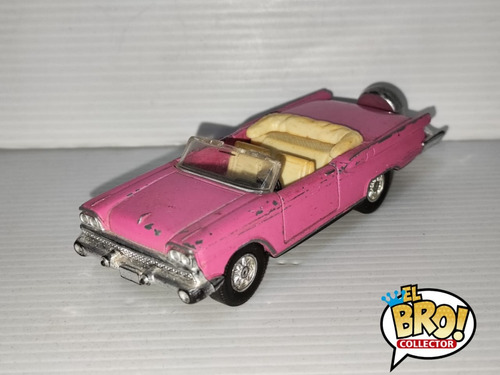 Ford Fairlane Convertible Pink 8801 Sin Marca