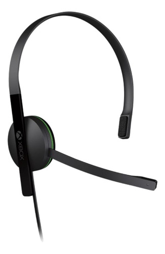 Imagen 1 de 3 de Auriculares gamer Microsoft Xbox One Chat black