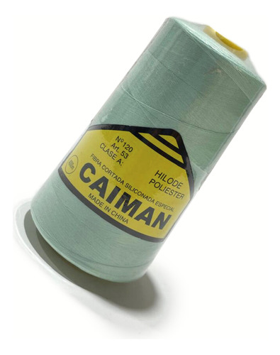 Hilo De Poliéster Vahe Caiman Cono De 4000 Metros X Unidad Verde Agua 146