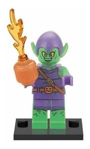 Boneco Blocos De Montar Duende Verde Clássico Homem Aranha