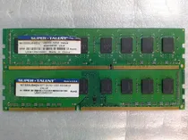 Comprar Memoria Ram Ddr3 8gb (2x4gb) Bus 1333 Super Talent -i7-i5-i3